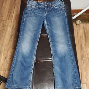 Silver Jeans Women's Flare Blue Denim